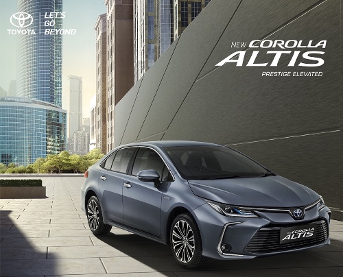 New Corolla Altis semakin advance.